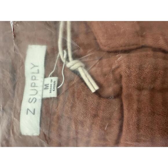 NWT REVOLVE Z Supply Zephyr Gauze Romper Brown Medium Size - Picture 5 of 8